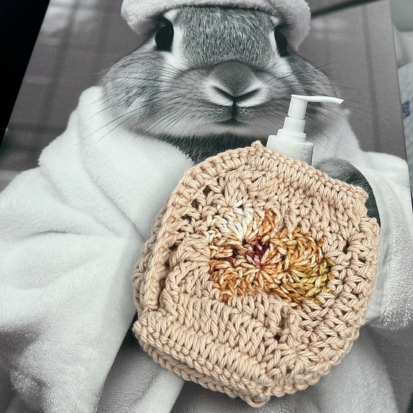 Crochet Heart Cup Sleeve - Picture 5 of 7